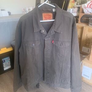 Levi's Men's Charcoal Denim Jacket